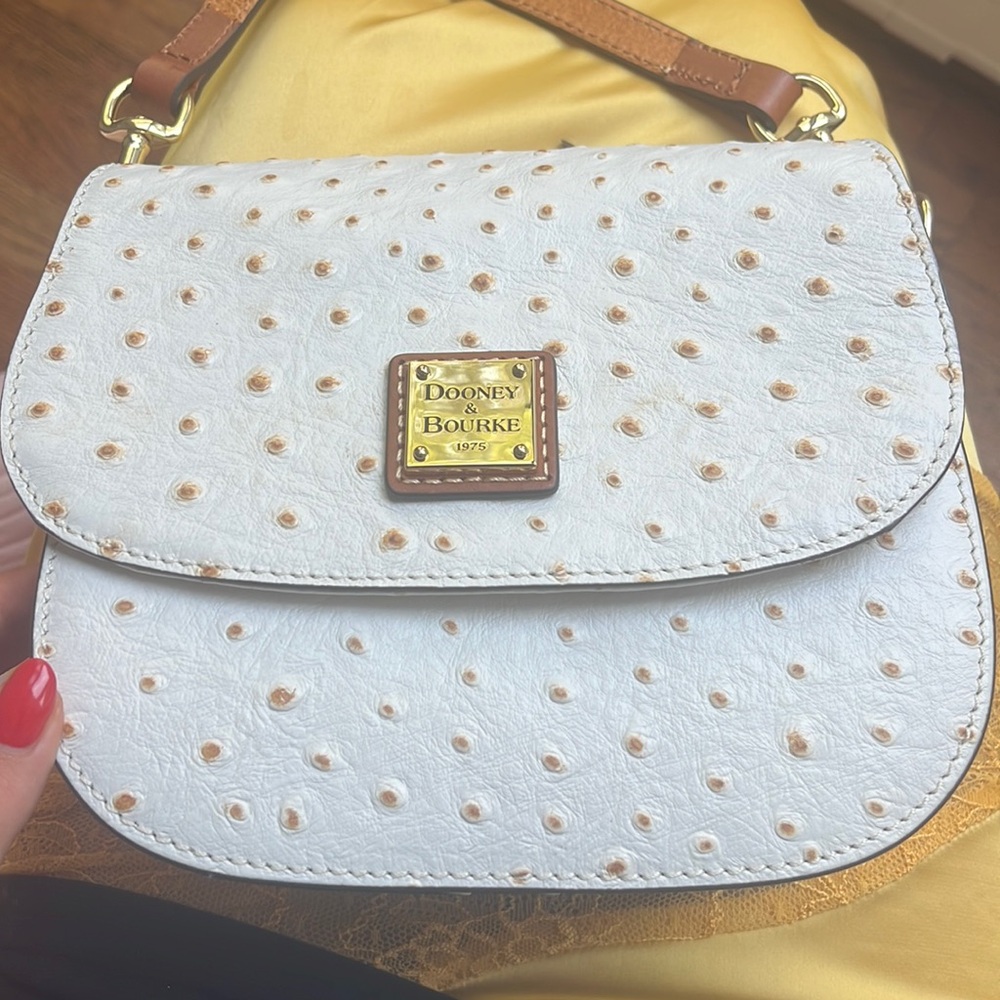 Ostrich saddle bag! currently out of stock on website